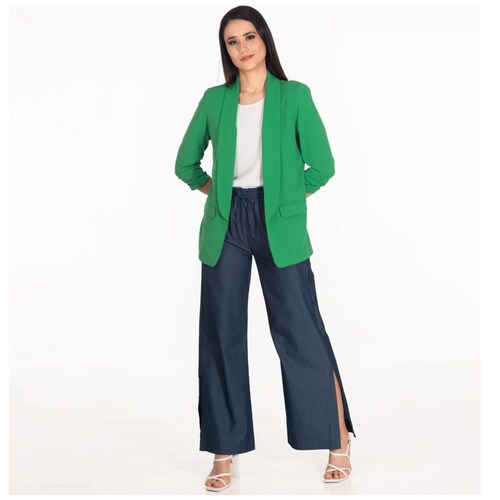 Saco Verde Liso Sbh By Sarah Bustani