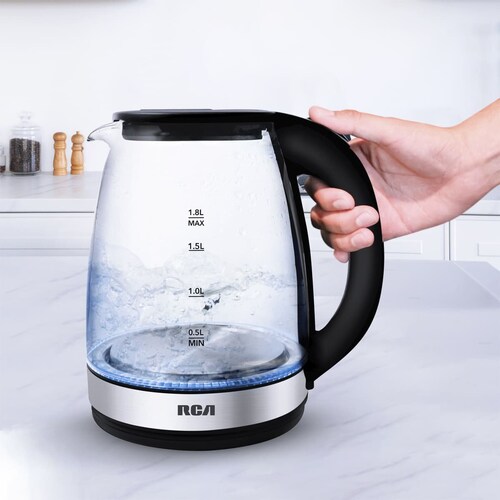 Tetera Negra de Vidrio Rca