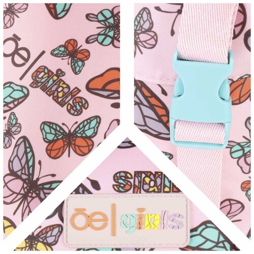 Mochila Tipo Backpack Maviny Rosa Cloe