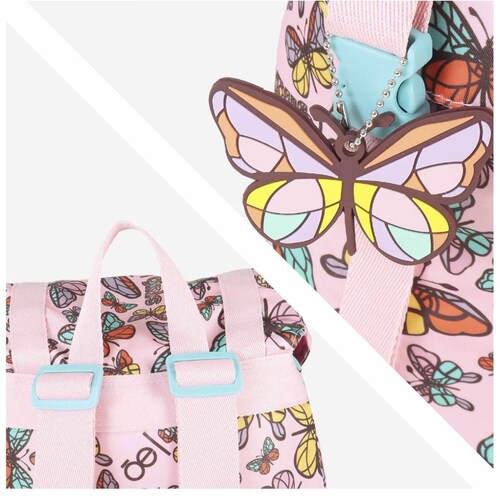 Mochila Tipo Backpack Maviny Rosa Cloe