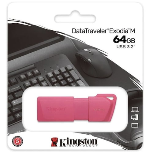 Memoria Usb 64Gb Kingston 3.2 Exodia Rosa