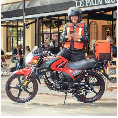 Motocicleta Carabela Kronos Advanced 150 Roja 2023