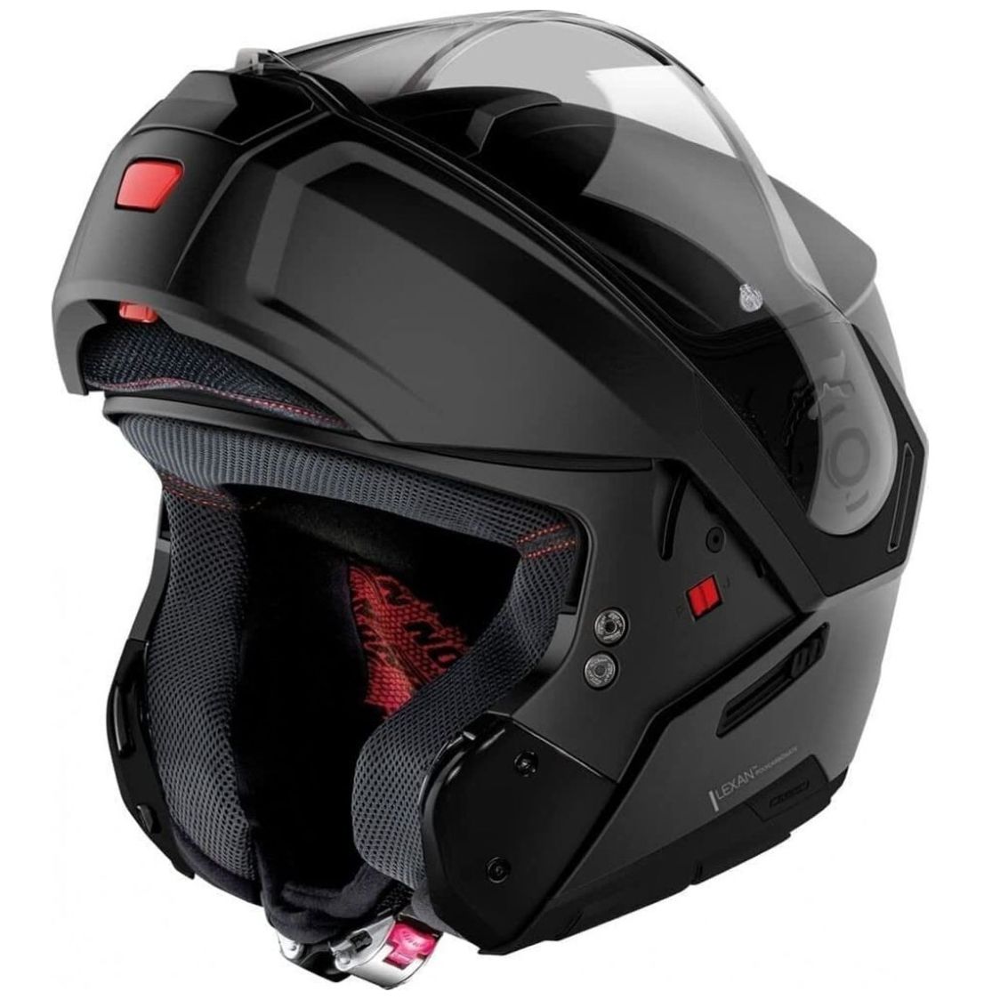 Casco para Moto N90 3 Classic N Com 03 Negro Brillante Nolan