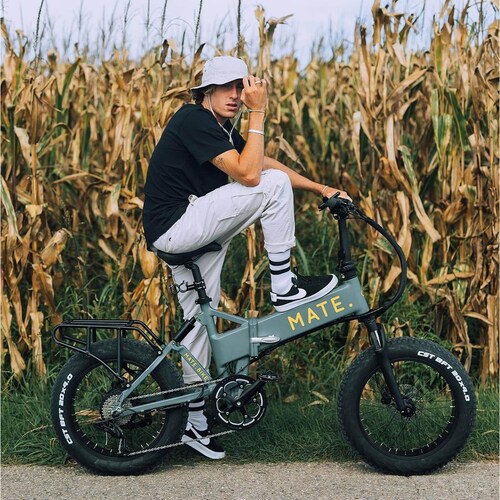 Bicicleta Eléctrica Mate X 17 Ah Jet Grey 750W