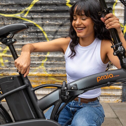 Bicicleta Eléctrica Praia Bora Black 350W