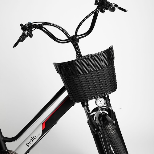 Bicicleta Eléctrica Praia Puka Black Red 350W