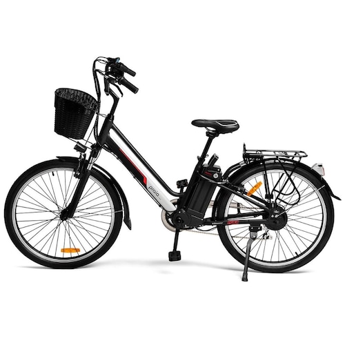 Bicicleta Eléctrica Praia Puka Black Red 350W