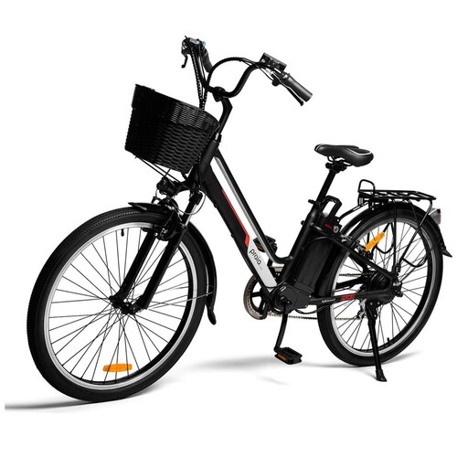 Bicicleta Eléctrica Praia Puka Black Red 350W