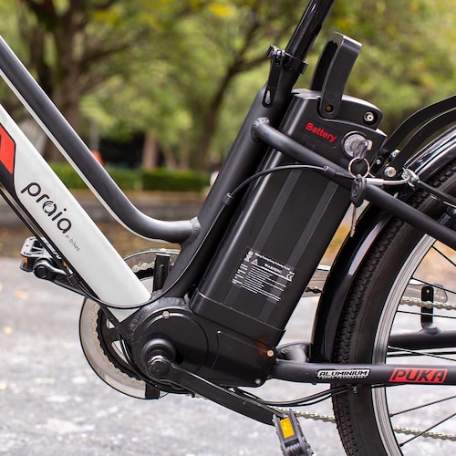 Bicicleta Eléctrica Praia Puka Black Red 350W
