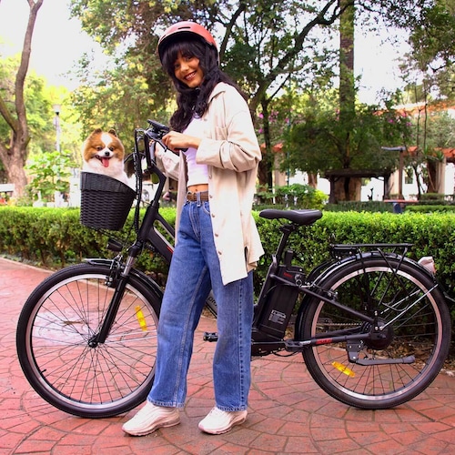 Bicicleta Eléctrica Praia Puka Black Red 350W