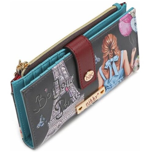 Billetera Tipo Folder Nikky Nk22603 Bonjour Paris