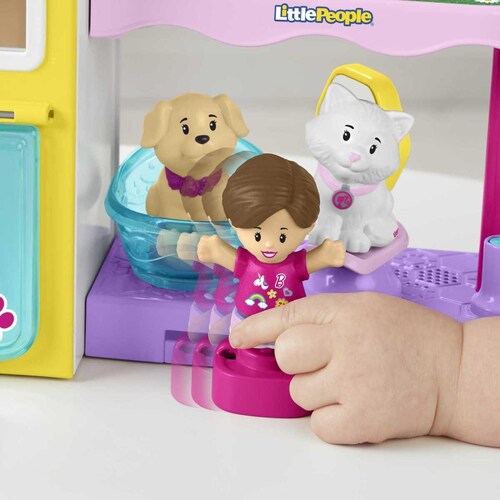 Fisher-Price Little People Set de Juego Barbie Spa Mascotas