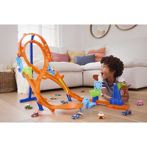 Hot Wheels Action Pista de Juguete Circuito Vertical en 8