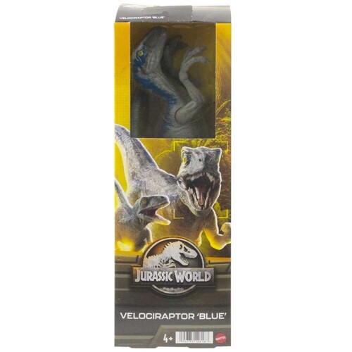 Jurassic World Dinosaurio Velociraptor Blue Figura de 12’’