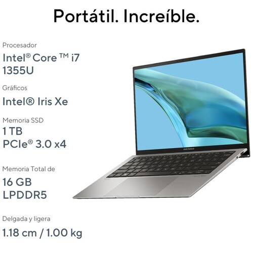 Laptop Asus Zenbook S13 Ux5304Va-Nq194W Ci7 16Gb 1Tb Ssd