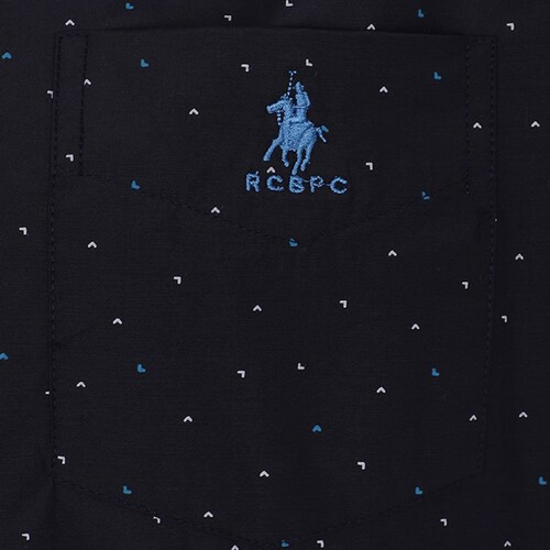 Camisa Manga Larga Estampado Polo Club para Hombre
