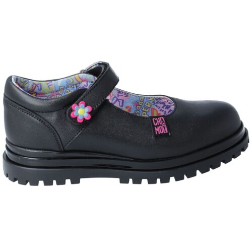 Zapato Escolar con Velcro 18-21 Negro Distroller para Niña