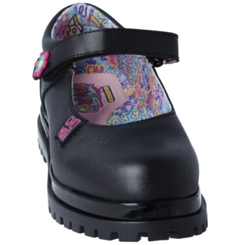 Zapato Escolar con Velcro 18-21 Negro Distroller para Niña