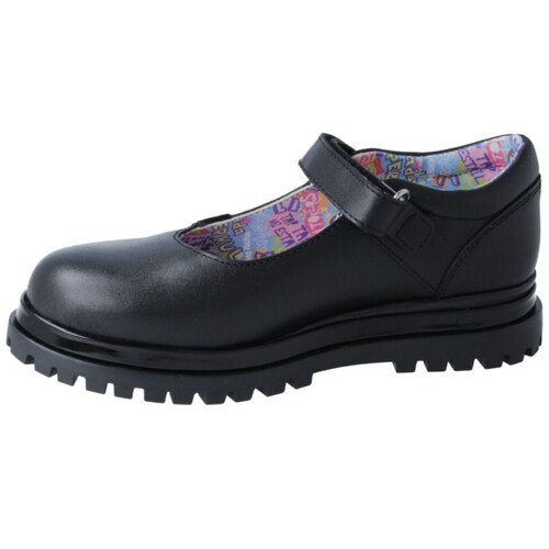 Zapato Escolar con Velcro 18-21 Negro Distroller para Niña