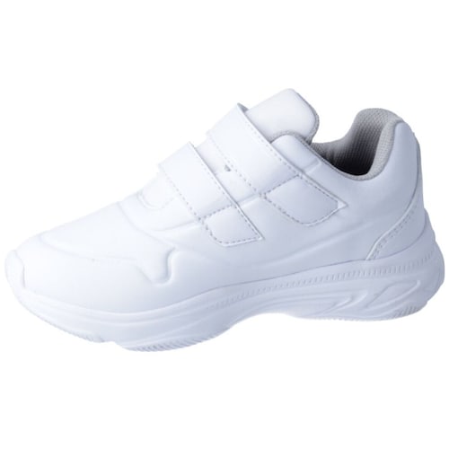 Tenis Escolar con Velcro 18-21 Blanco Karsten para Niño