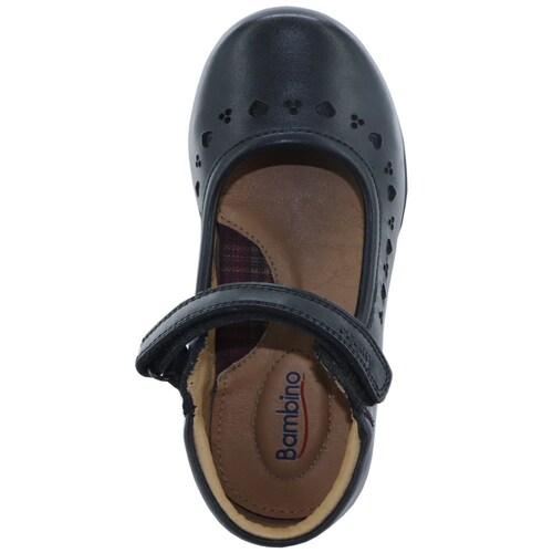  Zapato Escolar 18-23 Negro Bambino para Niña