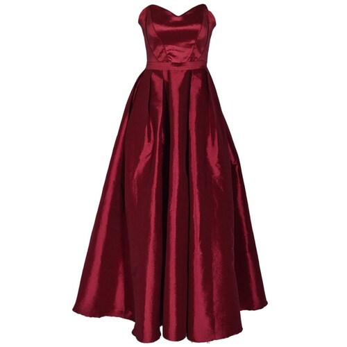 Vestido Largo de Fiesta para Mujer, Liso, con Cinta en la Espalda  Philosophy Jr Nights