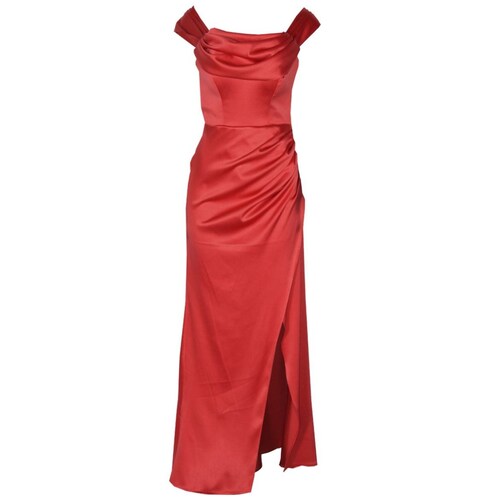 Vestido Largo de Fiesta para Mujer, Liso, con Abertura  Philosophy Jr Nights