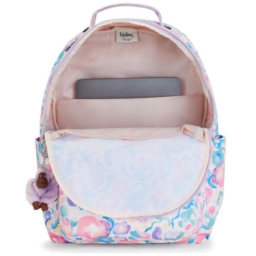 Mochila Seoul Aqua Flowers