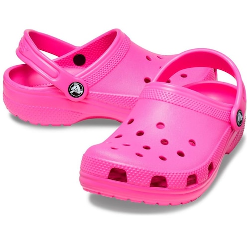 Sueco Classic Clog 18-23 Rosa Crocs para Niña