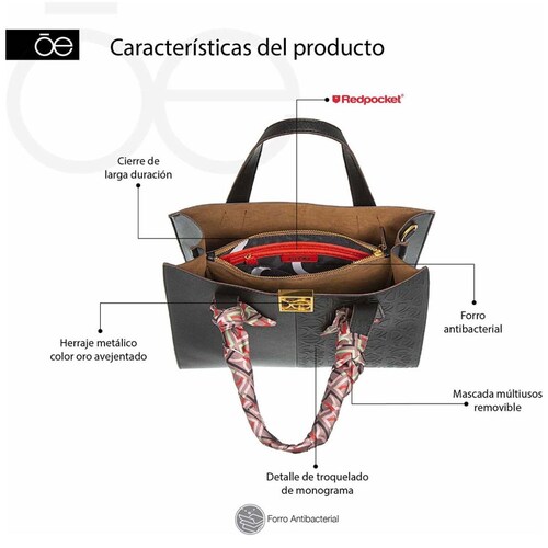 Bolso Satchel Cloe