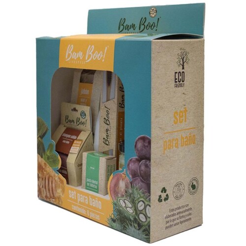 Set para Baño 6 Pzas Bam Boo! Lifestyle