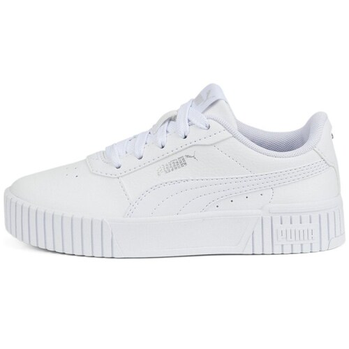 Tenis Carina con Agujeta 17-21 Blanco Puma para Niña