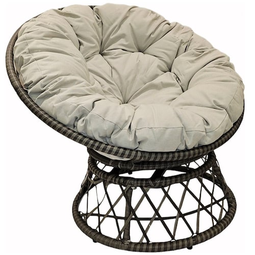 Papasan Metal Giratorio Vintage Home