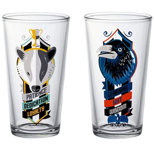 Set 4 Vasos de Vidrio Geek Industry- Harry Potter