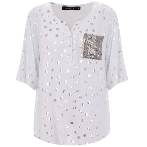 Blusa  con Aplicación Studio si para Mujer
