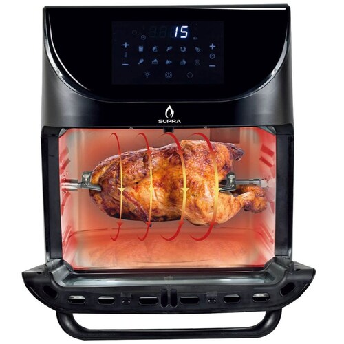 Horno Eléctrico con Freidora de Aire Supra 12Lts