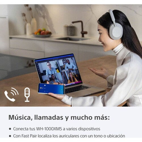 Audífonos Inalámbricos Sony Wh-1000Xm5 Negros