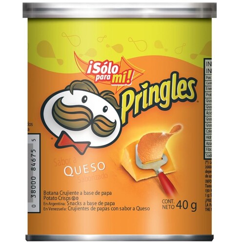 Papas Pringles Cheddar Cheese - 40G