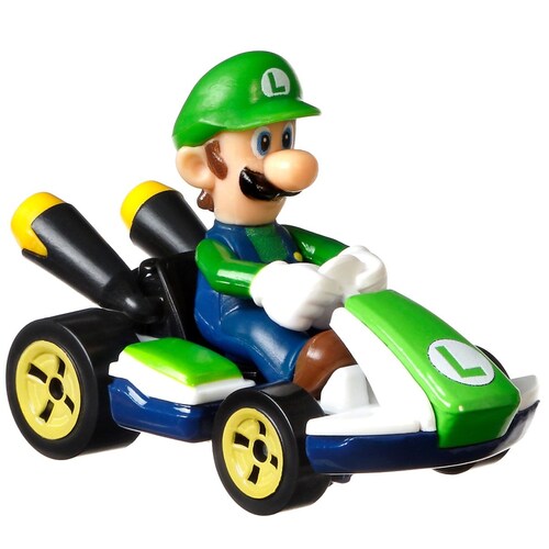 Set 4 Vehículos Mario Kart X Hot Wheels