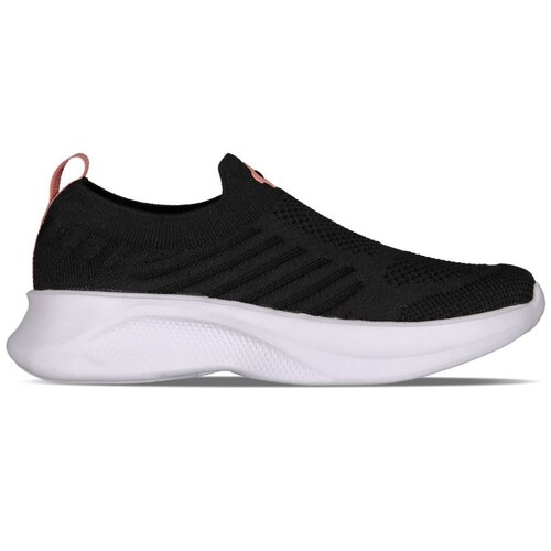 Tenis Deportivo Slip On Negro Charly