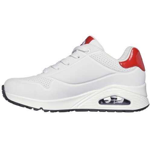 Tenis Casual Rolling Stones Blanco Skechers