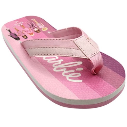 Sandalia Flip Flop 16-21 Rosa Barbie para Niña