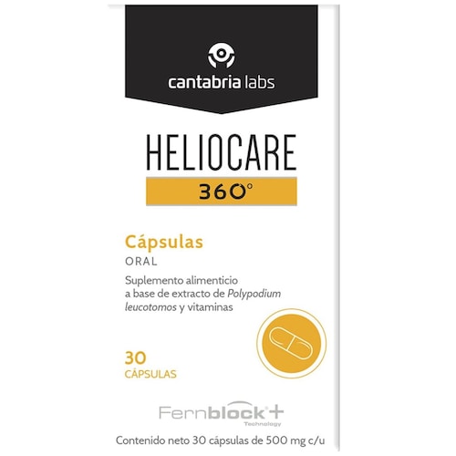 Heliocare 360 Cápsulas Oral Frasco 30 Piezas