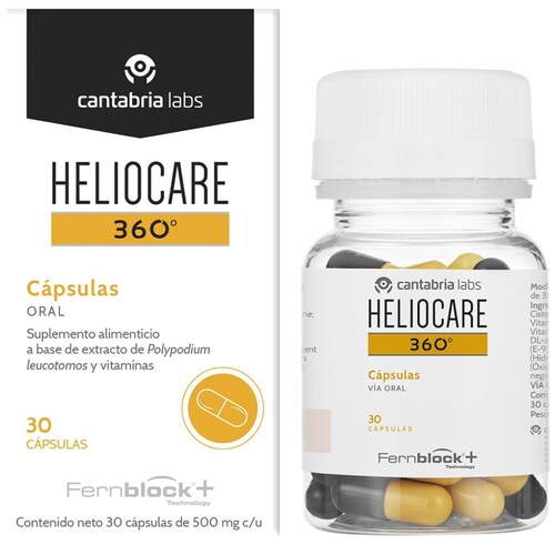 Heliocare 360 Cápsulas Oral Frasco 30 Piezas