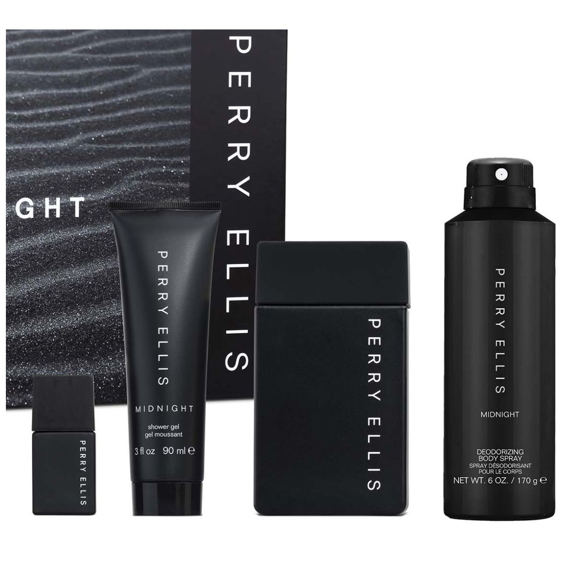 Set Fragancia para Hombre Perry Ellis Midnight Edt 100 Ml