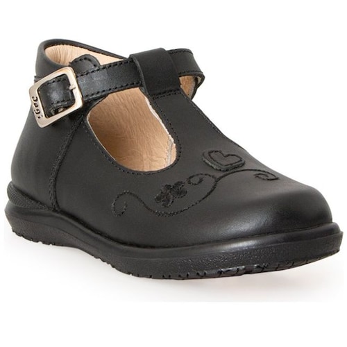 Zapato Escolar con Hebilla 12-15 Negro Dogi para Niña