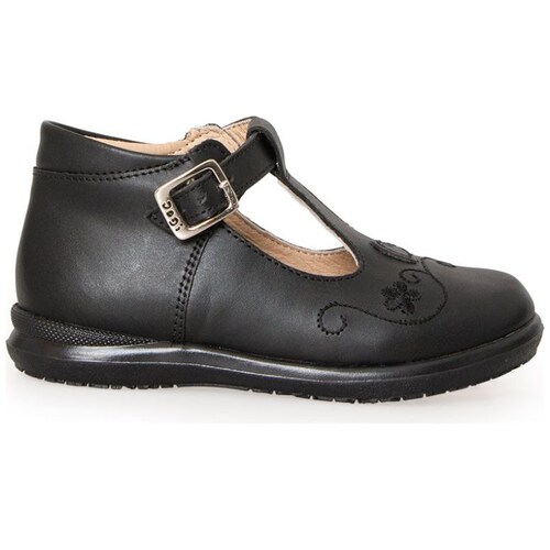 Zapato Escolar con Hebilla 12-15 Negro Dogi para Niña