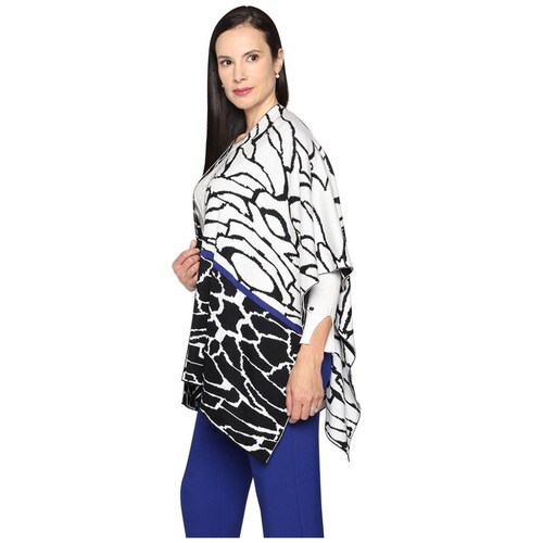Capa Jacquard Flor Bloques Nottingham Vitos para Mujer