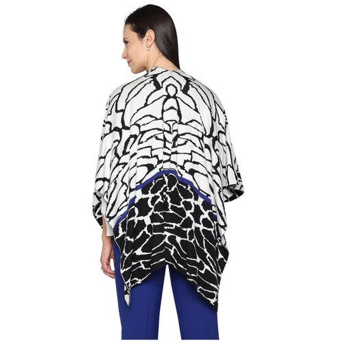 Capa Jacquard Flor Bloques Nottingham Vitos para Mujer