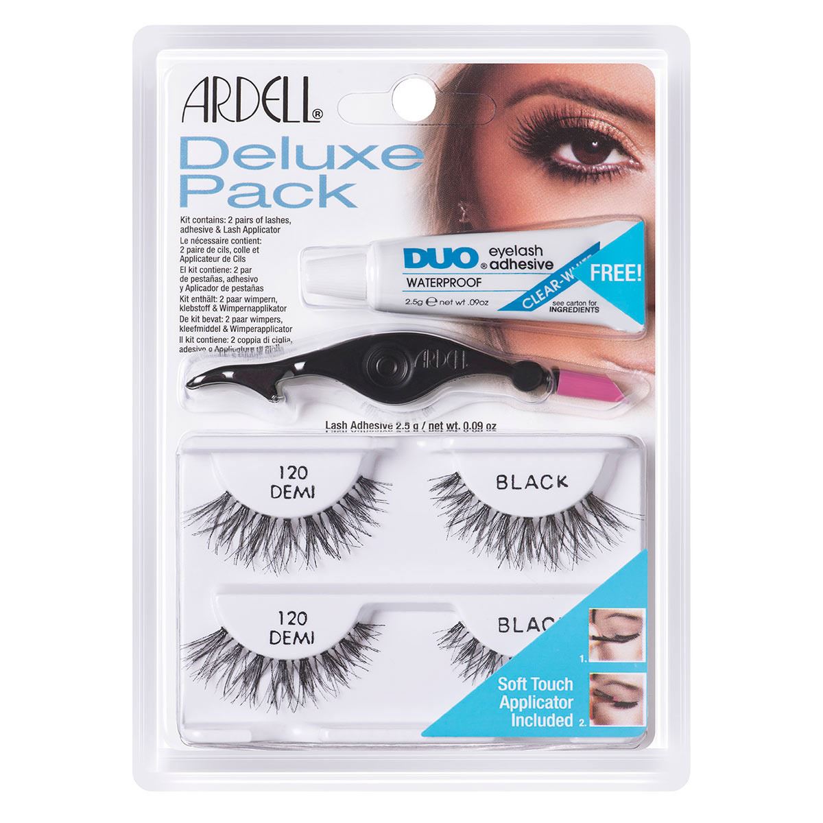 Kit De 2 Pares De Pestañas Postizas Deluxe Pack Lash 120 image number 0